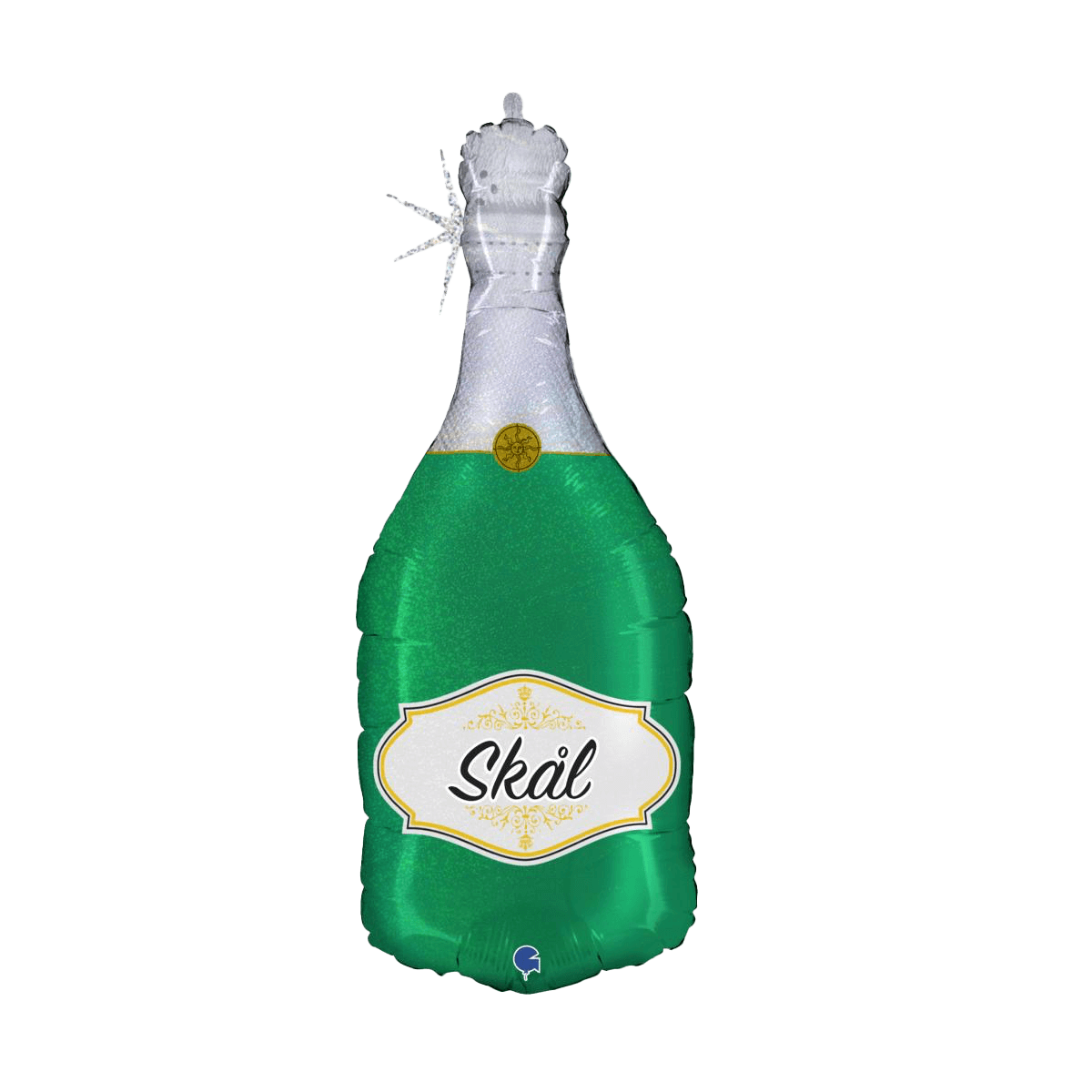 Folieballong, Champagneflaska Skål 91 cm