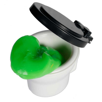 Slime, noisy slime in toilet
