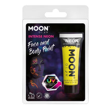 Moon Smink i tub neon UV, gul 12 ml