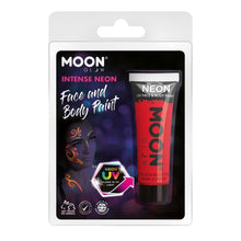 Moon Smink i tub neon UV, röd 12 ml