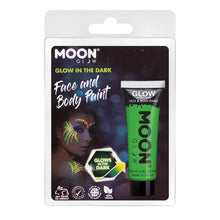 Moon Smink i tub självlysande, grön 12 ml