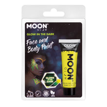 Moon Smink i tub självlysande, gul 12 ml