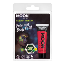 Moon Smink i tub självlysande, röd 12 ml