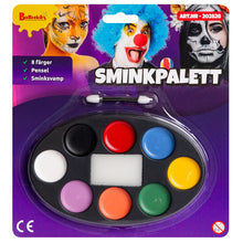 Sminkpalett, 8 färger
