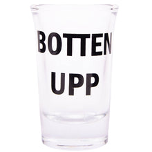 Snapsglas, botten upp