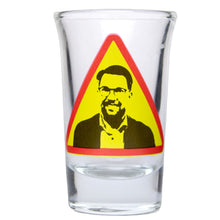 Snapsglas, vägskylt Jimmie Åkesson