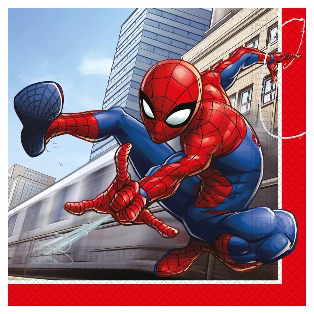Servetter, Spiderman 33x33 cm 20 st