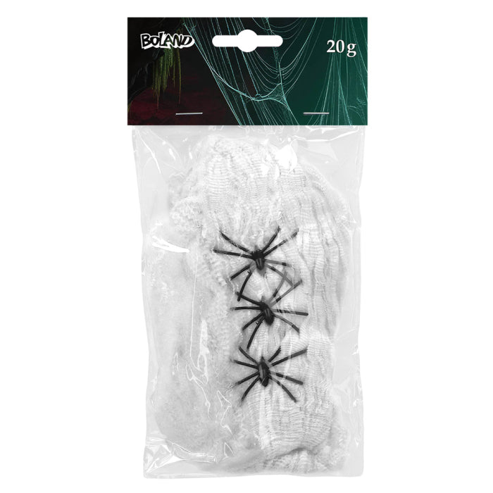 Spindelnät, vit 20 g