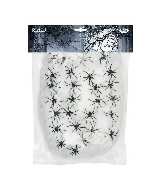 Spindelnät, vit 500 g