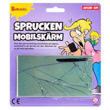 Sprucken mobilskärm