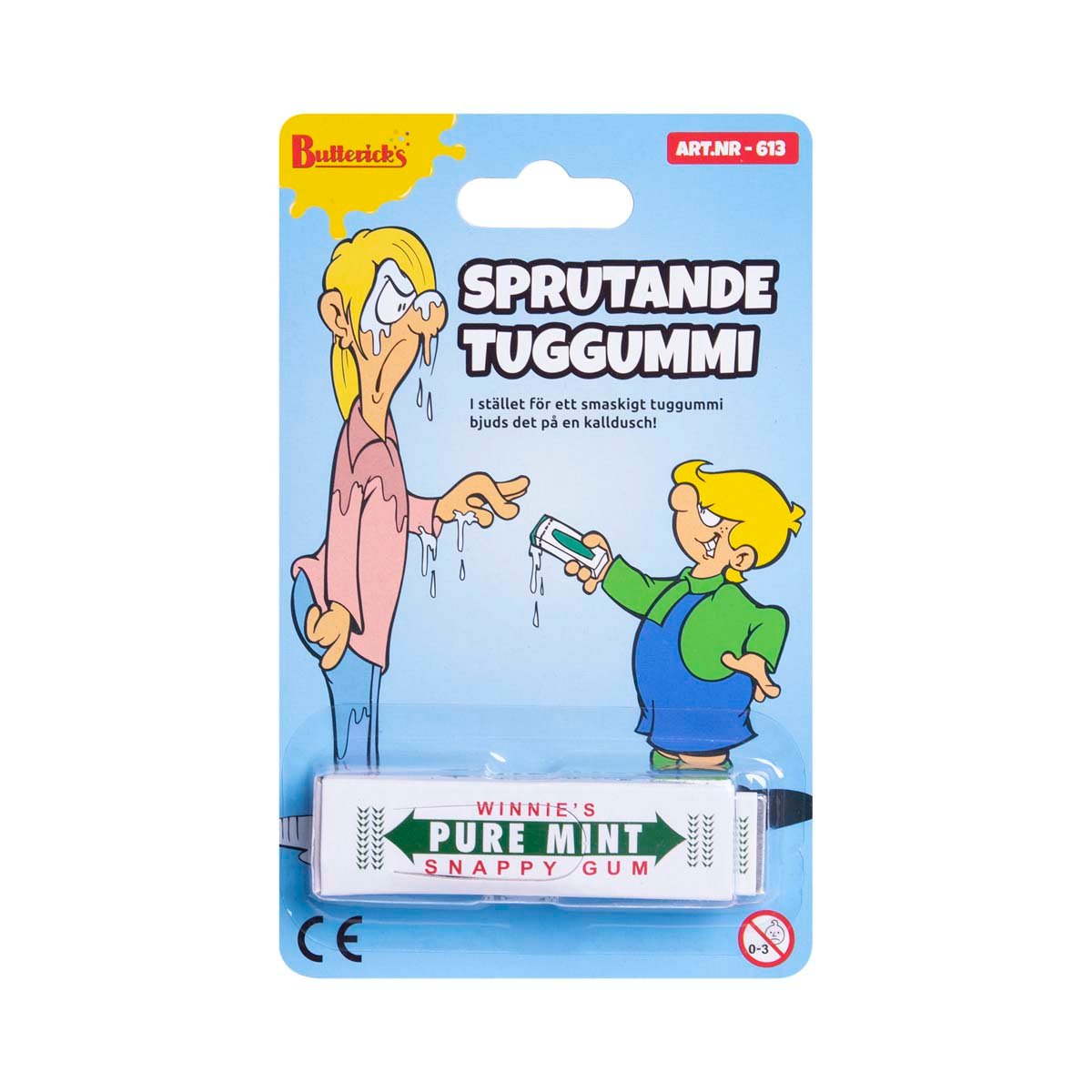 Sprutande tuggummi