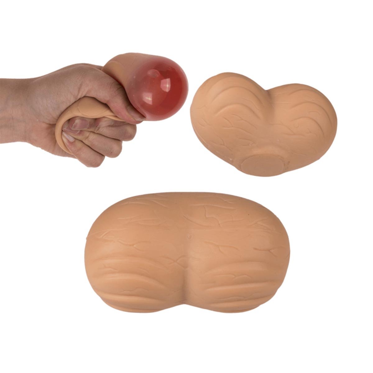 Spueeze stressboll, testiklar 8 cm