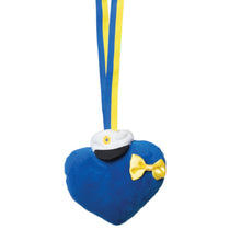 Studenthänge, hjärta blå 9 cm