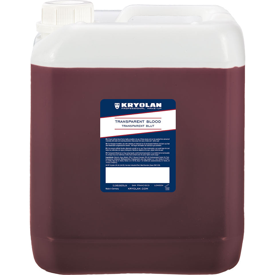 Blod, transparent 5000 ml mörk