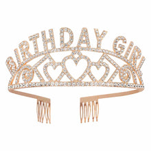 Tiara, birthday girl metall