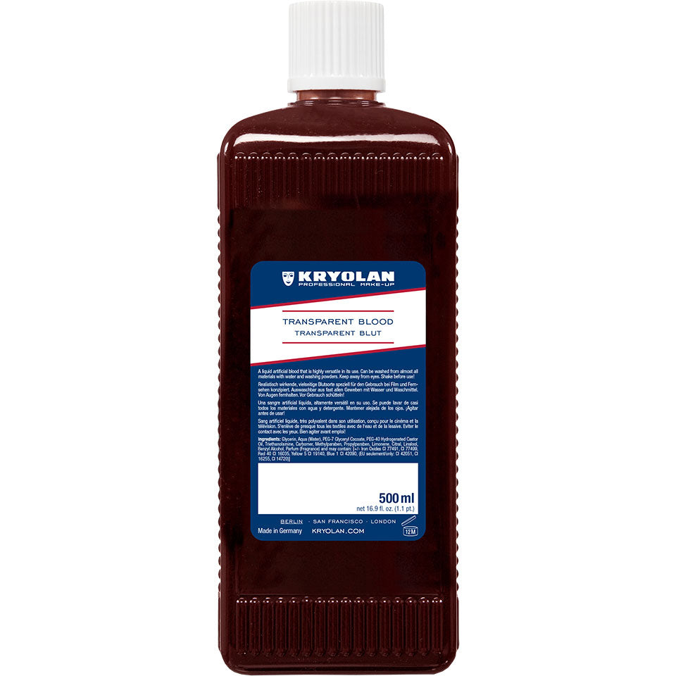 Blod, transparent 500 ml medium