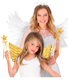 Trollspö, stjärna guld 39,5 cm