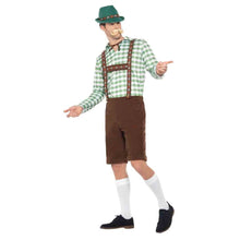 Tyrolerbyxor inkl tyrolerskjorta, grön och brun L