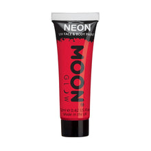 Moon Smink i tub neon UV, röd 12 ml lös tub
