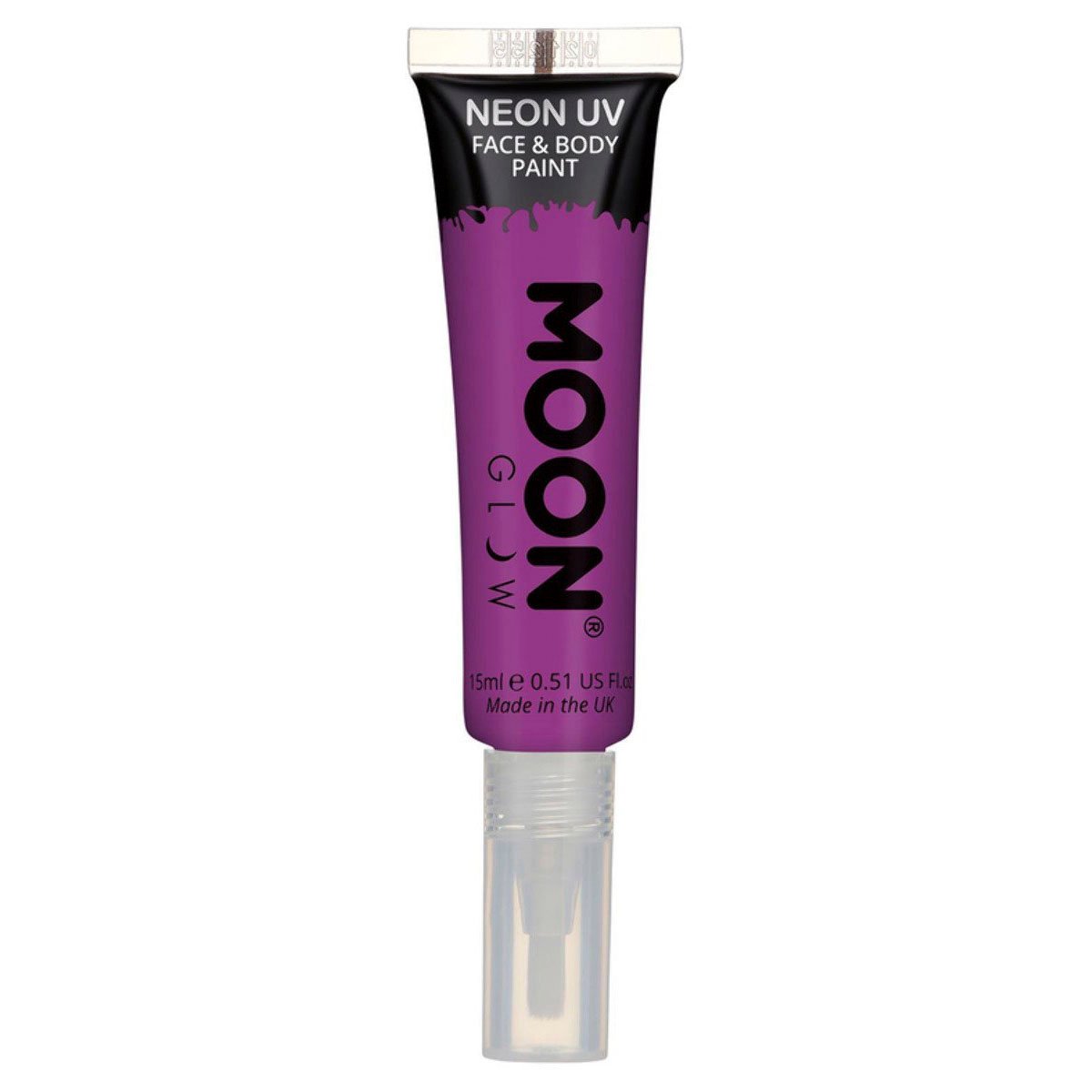 Moon Smink i tub med borste neon UV, lila 12 ml