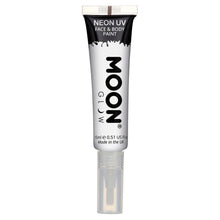 Moon Smink i tub med borste neon UV, vit 12 ml