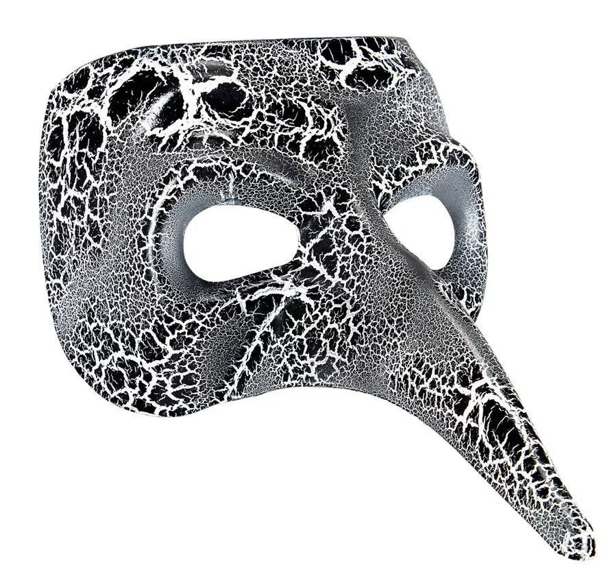 Venetiansk mask, silver