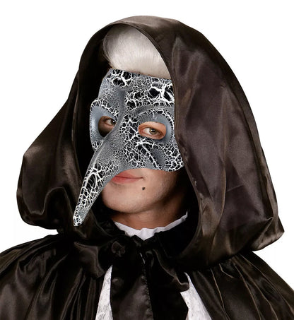 Venetiansk mask, silver