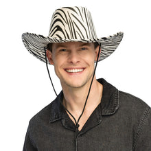 Cowboyhatt, zebra