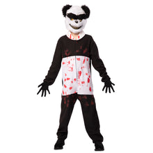 Barndräkt, zombie panda 110/116 cl