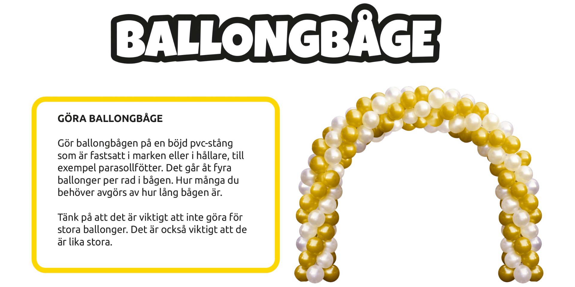 Ballongbåge jul