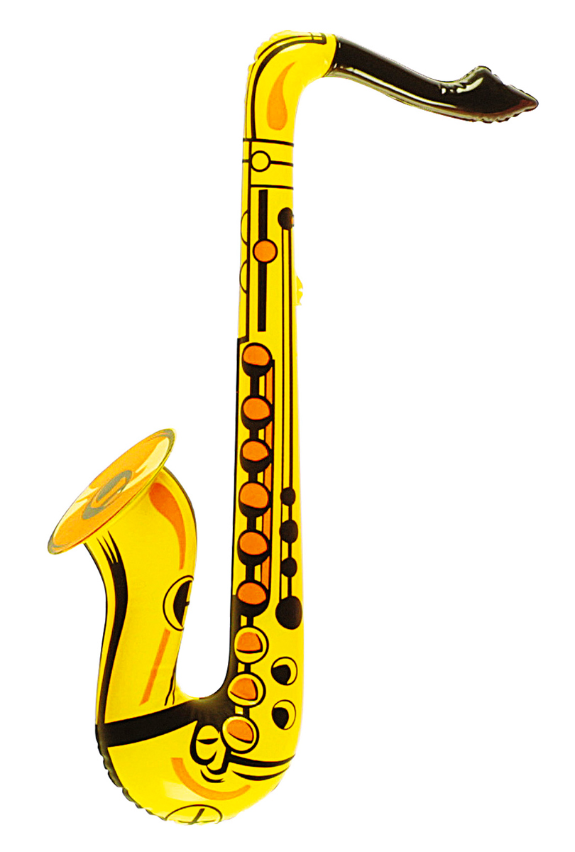 Uppblåsbar saxofon