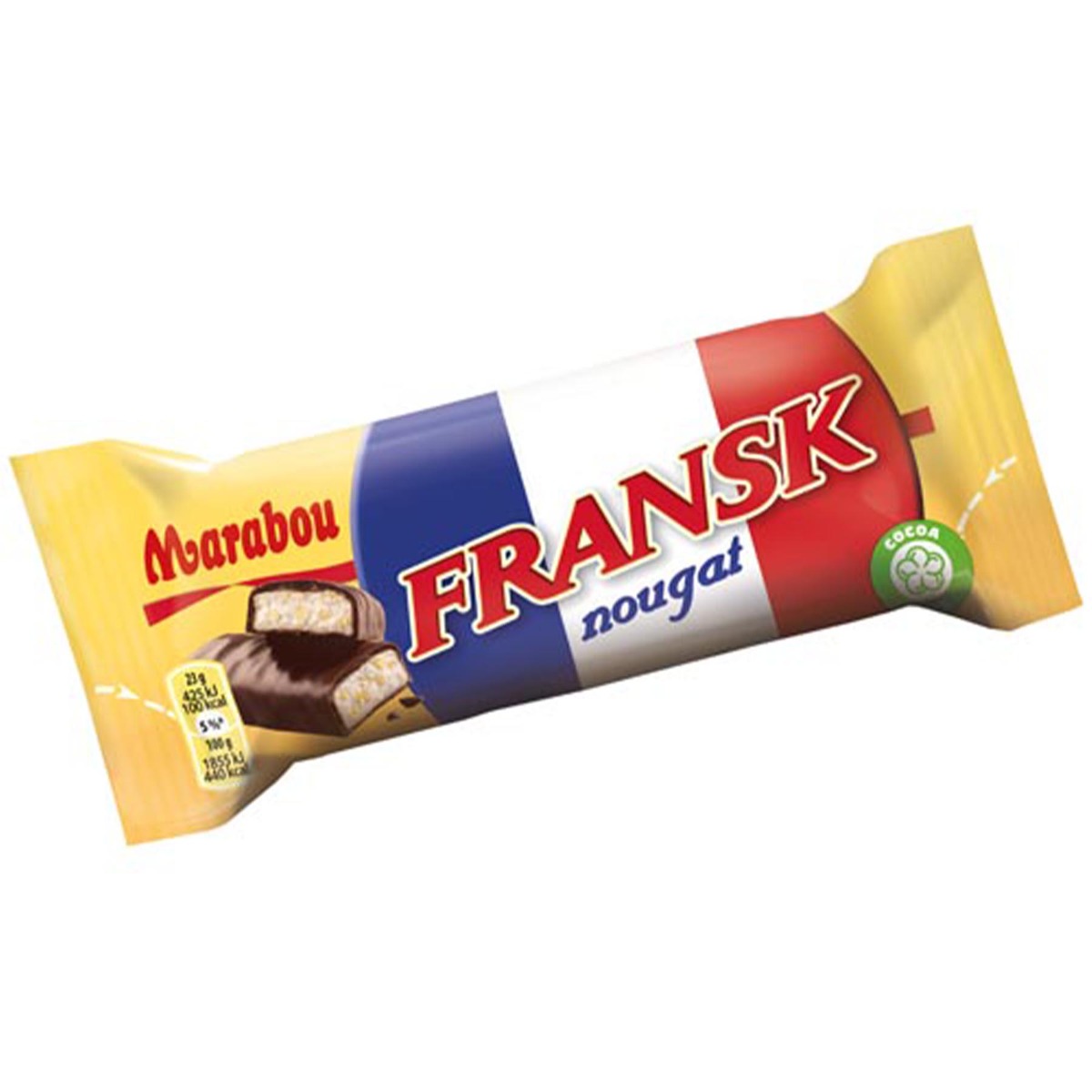 Chokladbit Dubbel Fransk nougat 46 g