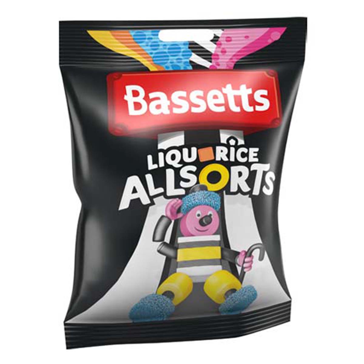 Godispåse, liquorice allsorts 190 g