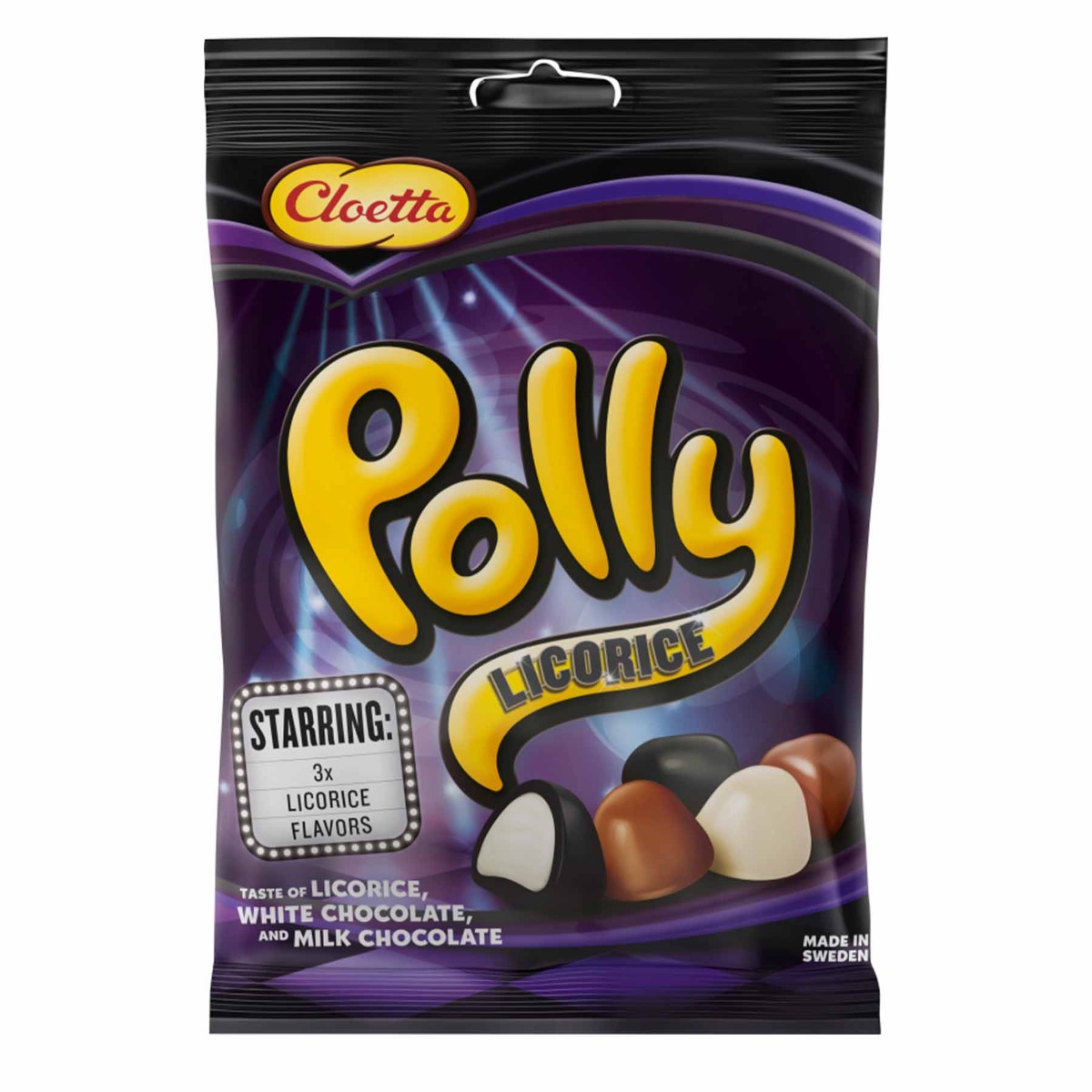 Godispåse Polly licorice 100 g