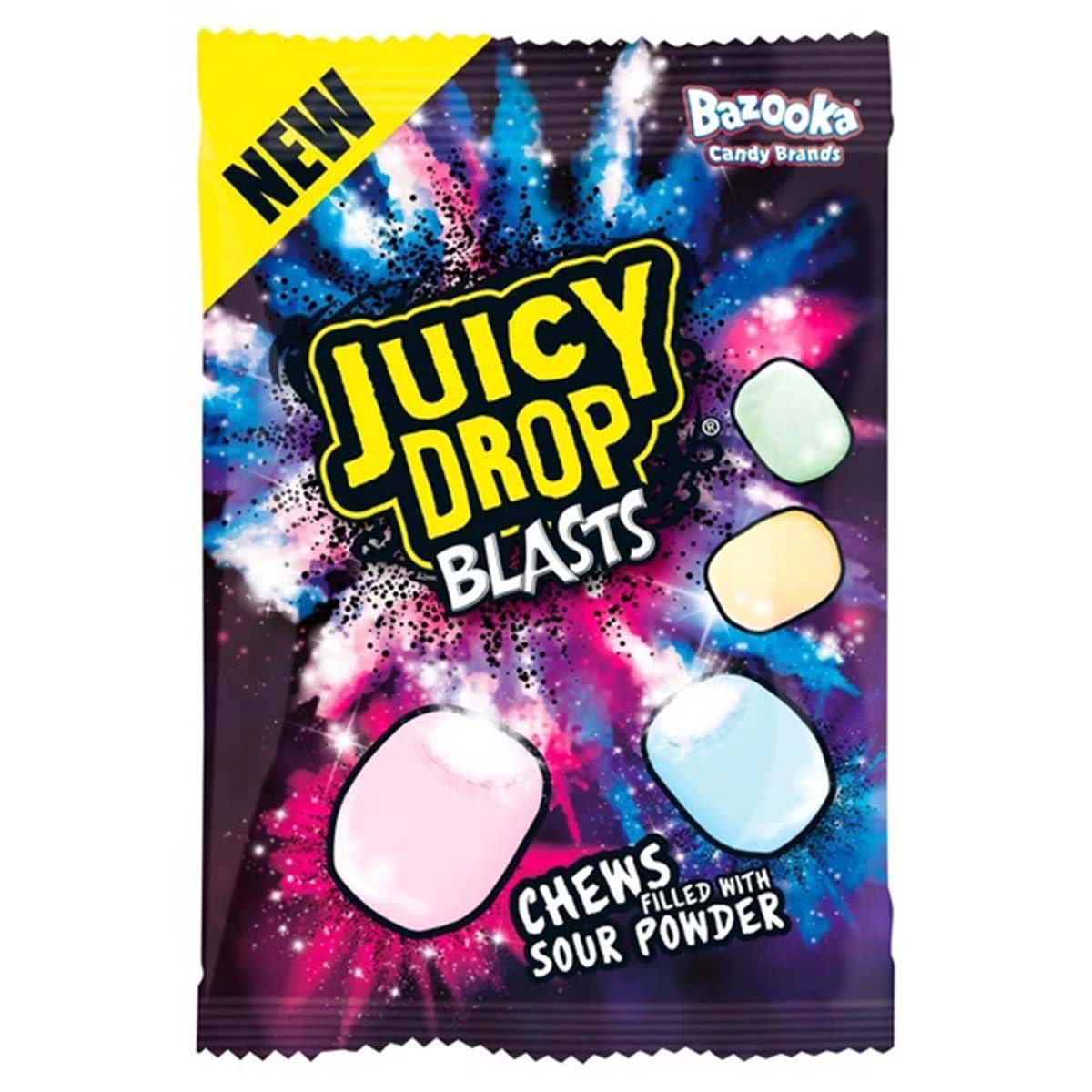 Godis Juicy drop blasts chews 120 g