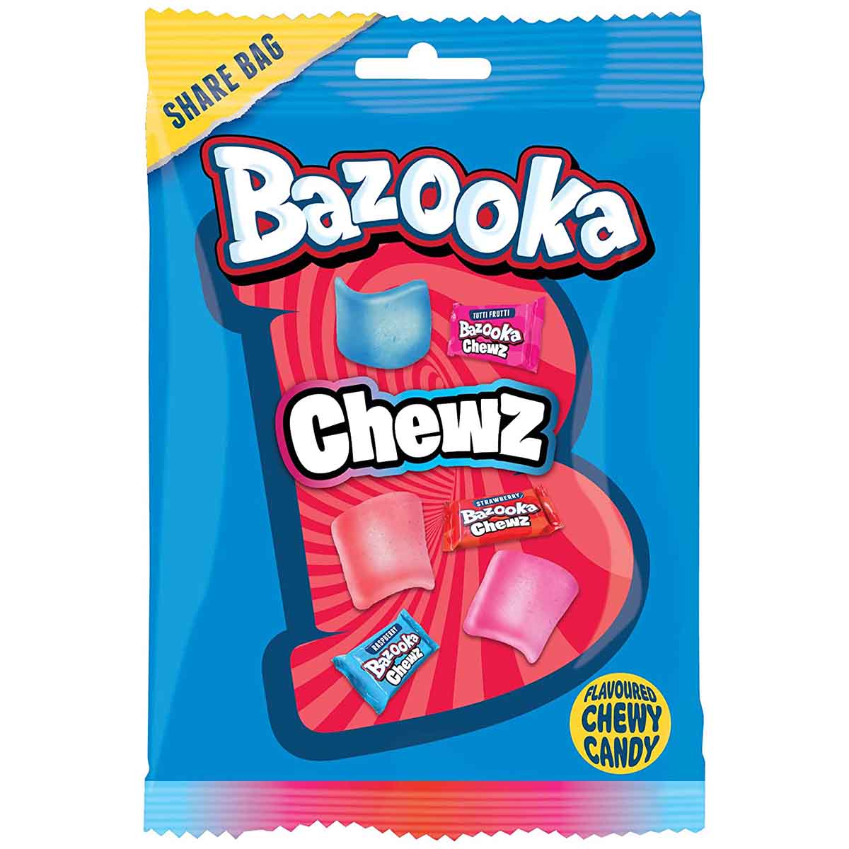 Läs mer om Godis, bazooka chews bags 120 g