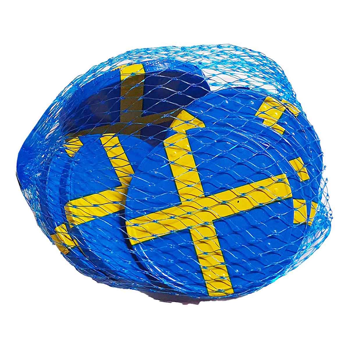 Chokladmynt i nät, svenska flaggan 45 g
