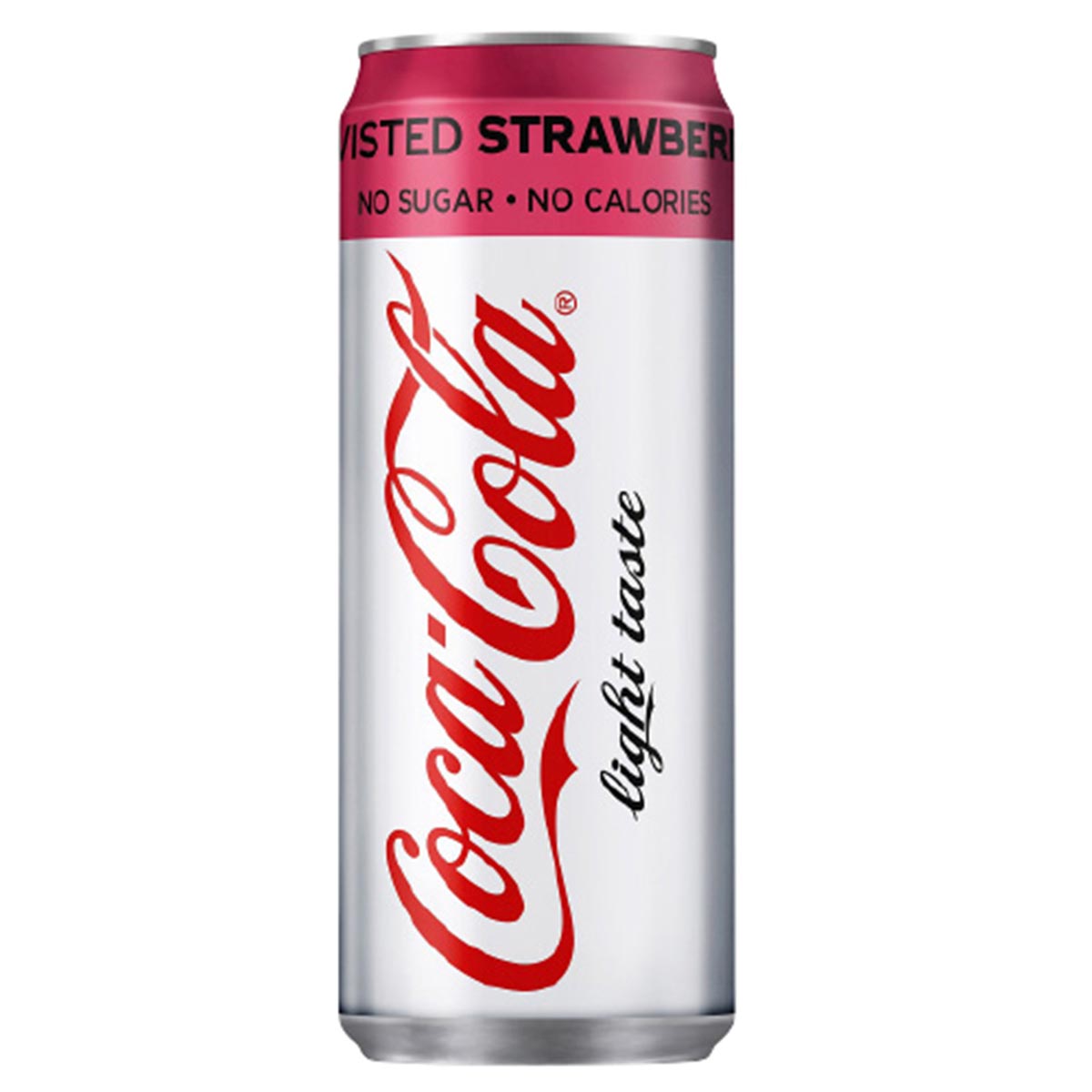 Läsk, Coca-cola light strawberry 33 clproduktzoombild #1