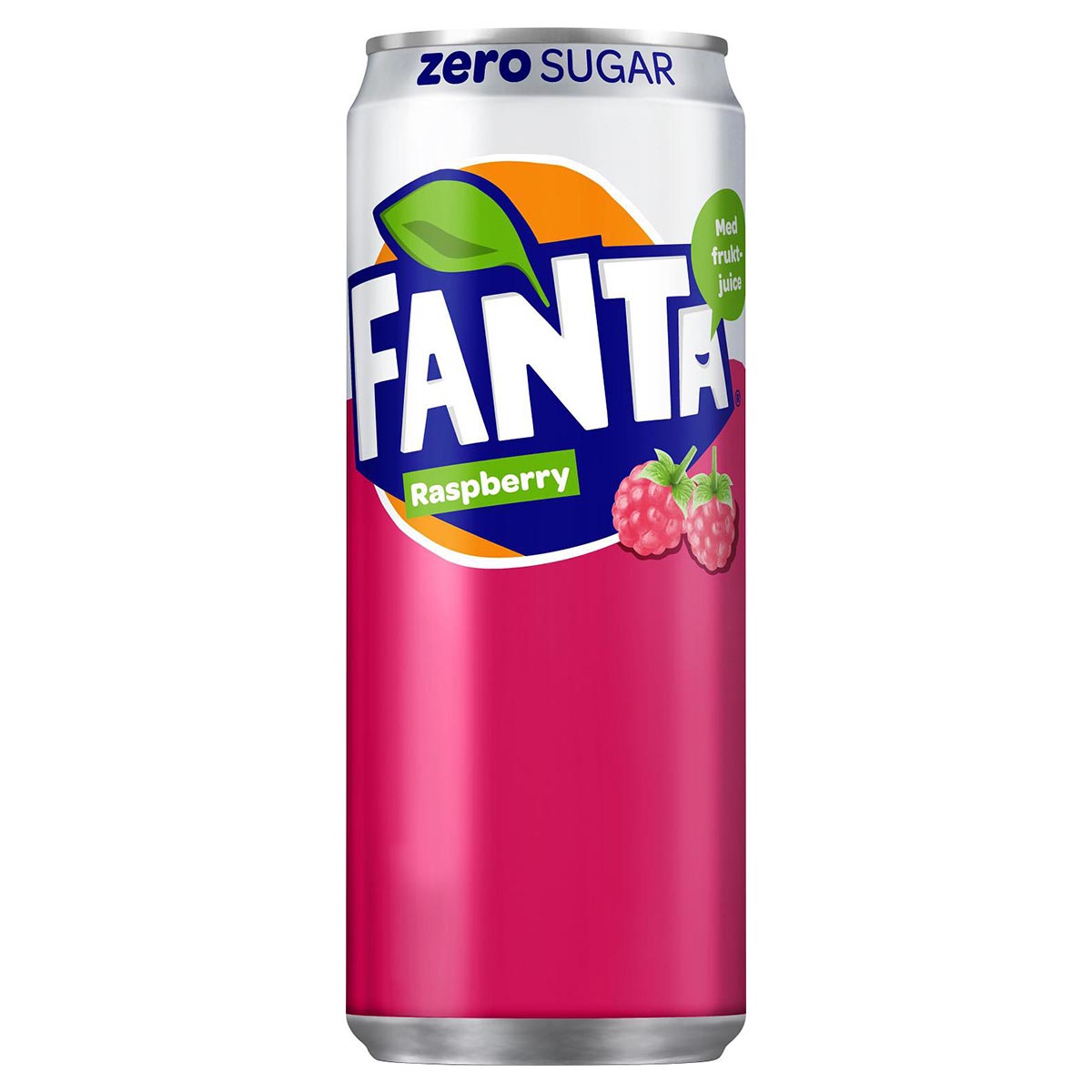 Läsk Fanta Zero raspberry 33 cl