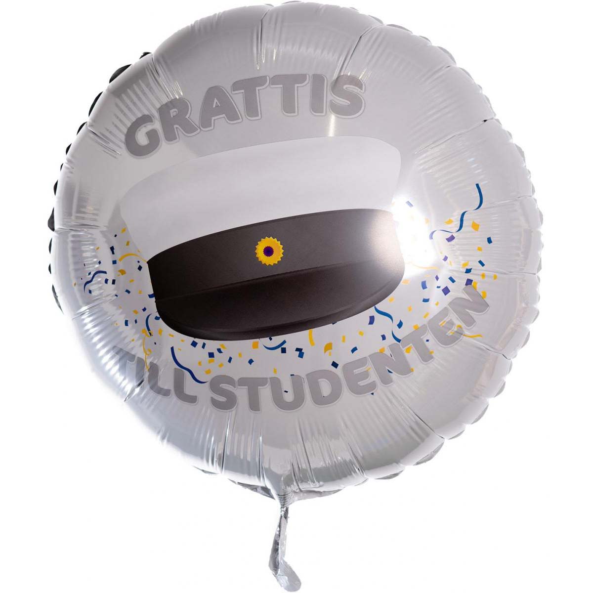 Läs mer om Folieballong, Grattis till studenten 53 cm