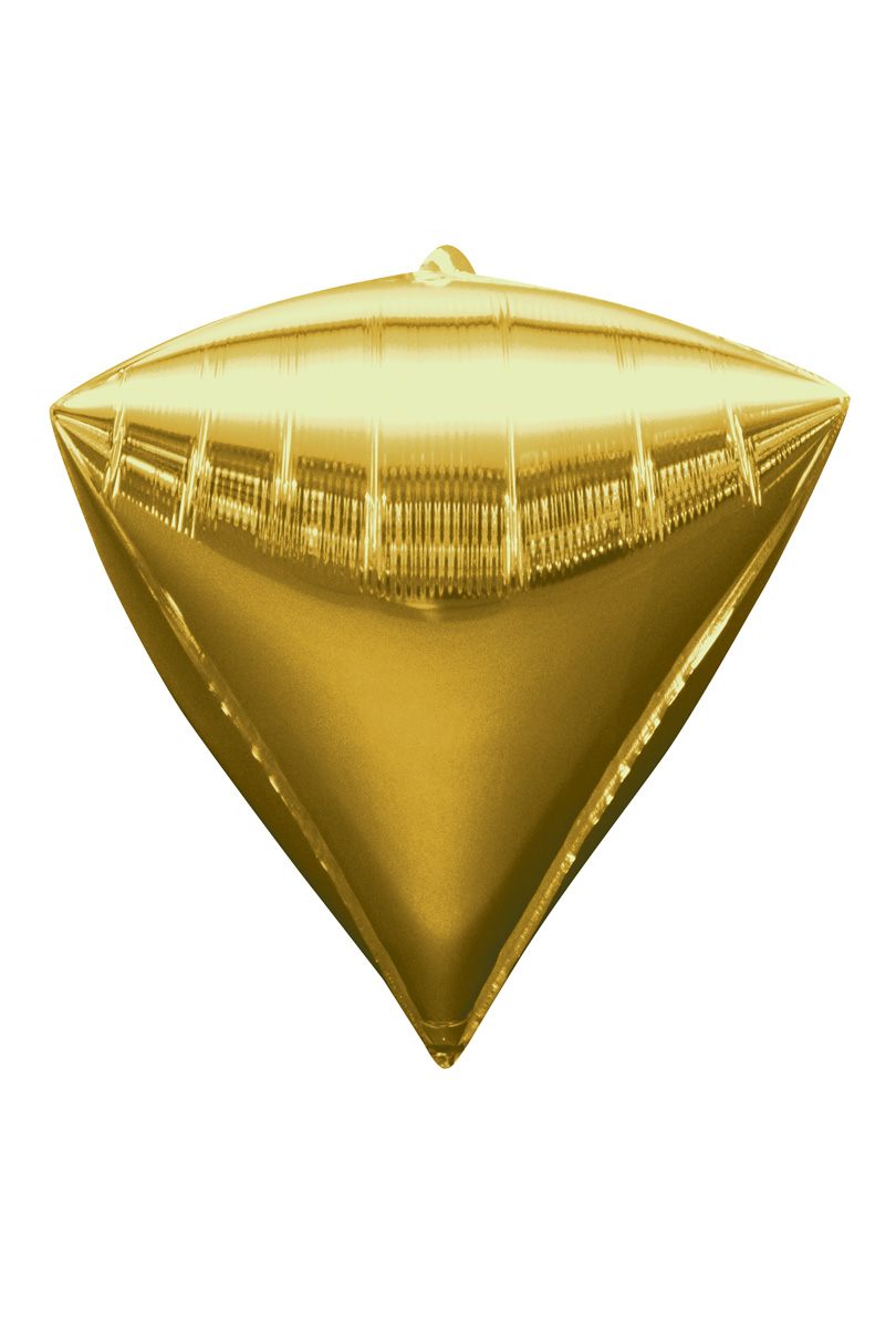 Folieballong Diamant, guldproduktzoombild #1