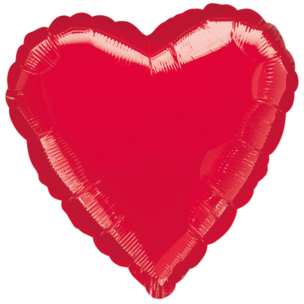 Folieballong, hjärta XXL rödproduktzoombild #1