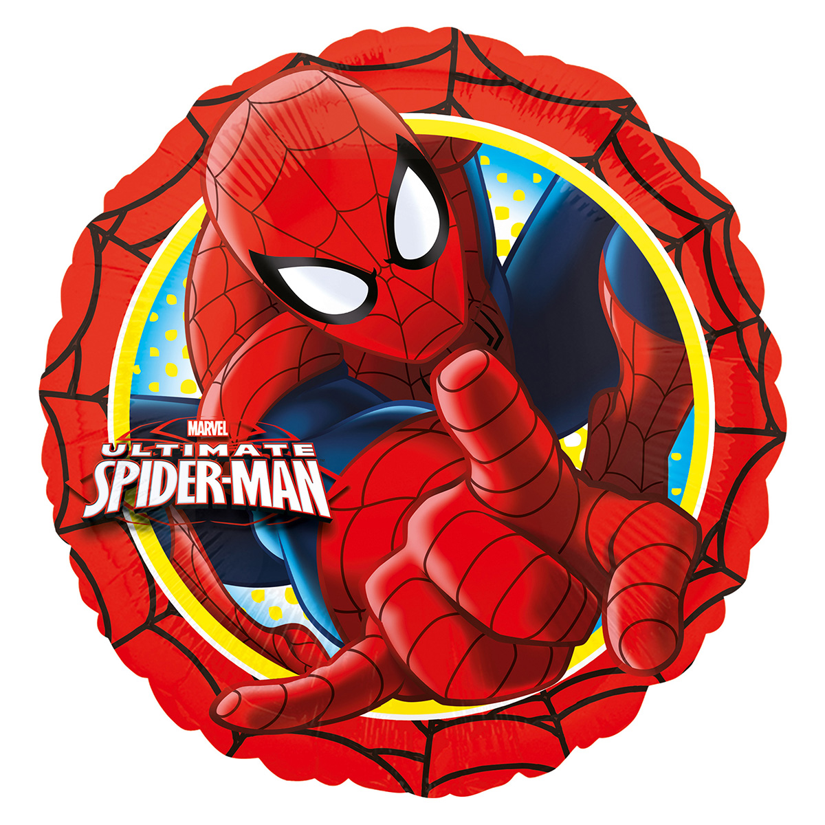 Läs mer om Folieballong, Spiderman röd