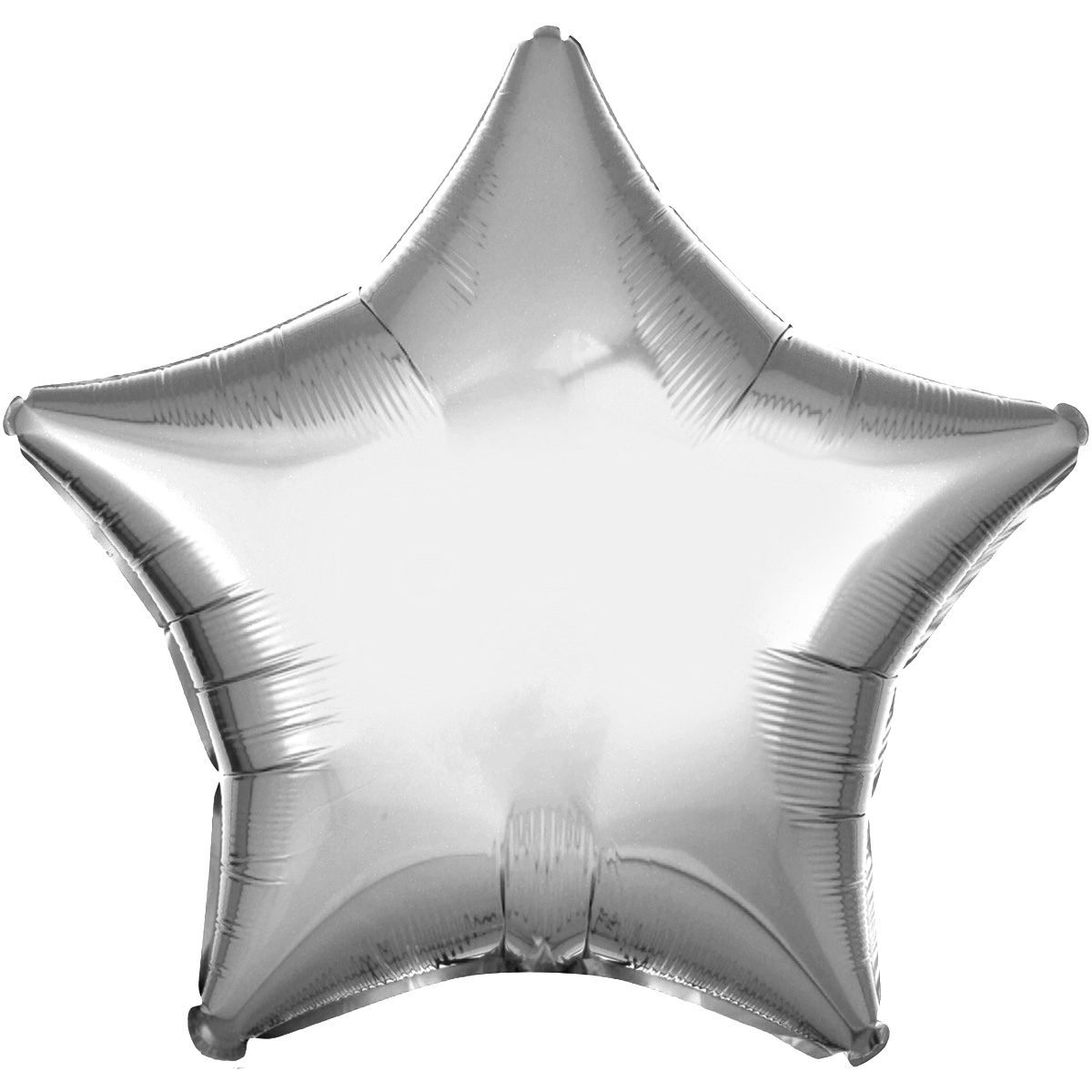 Folieballong, stjärna-Silver
