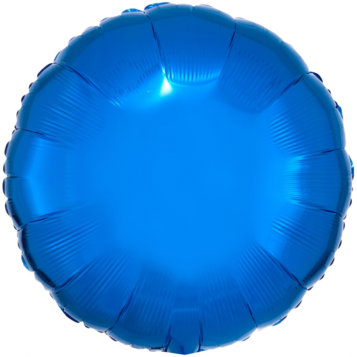 Folieballong rund-Blå