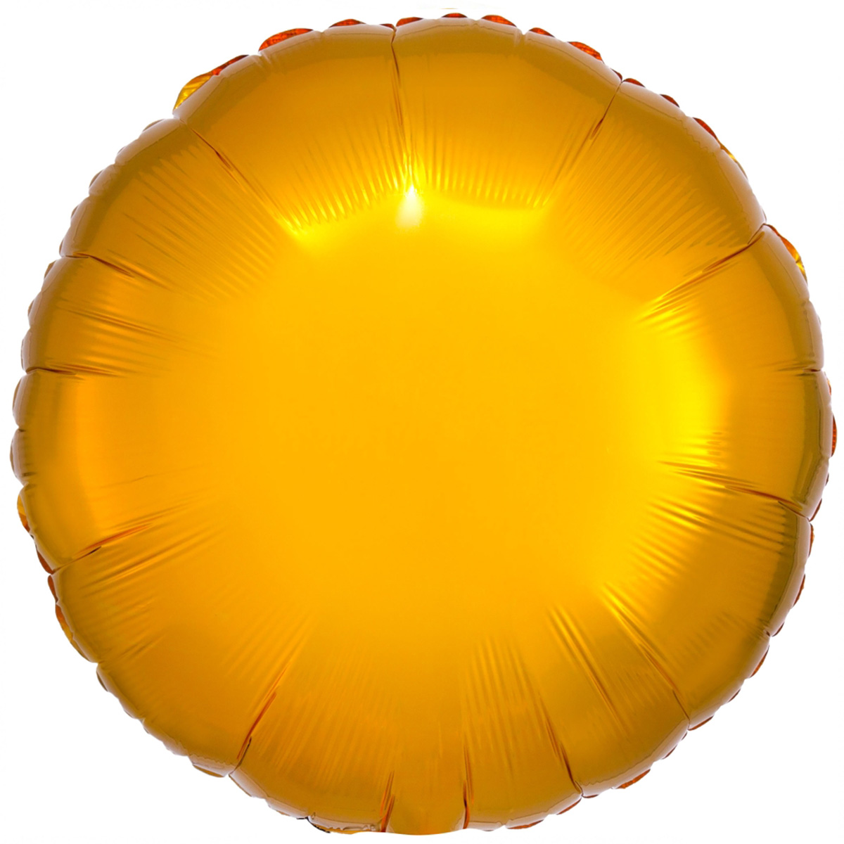 Folieballong rund-Guld