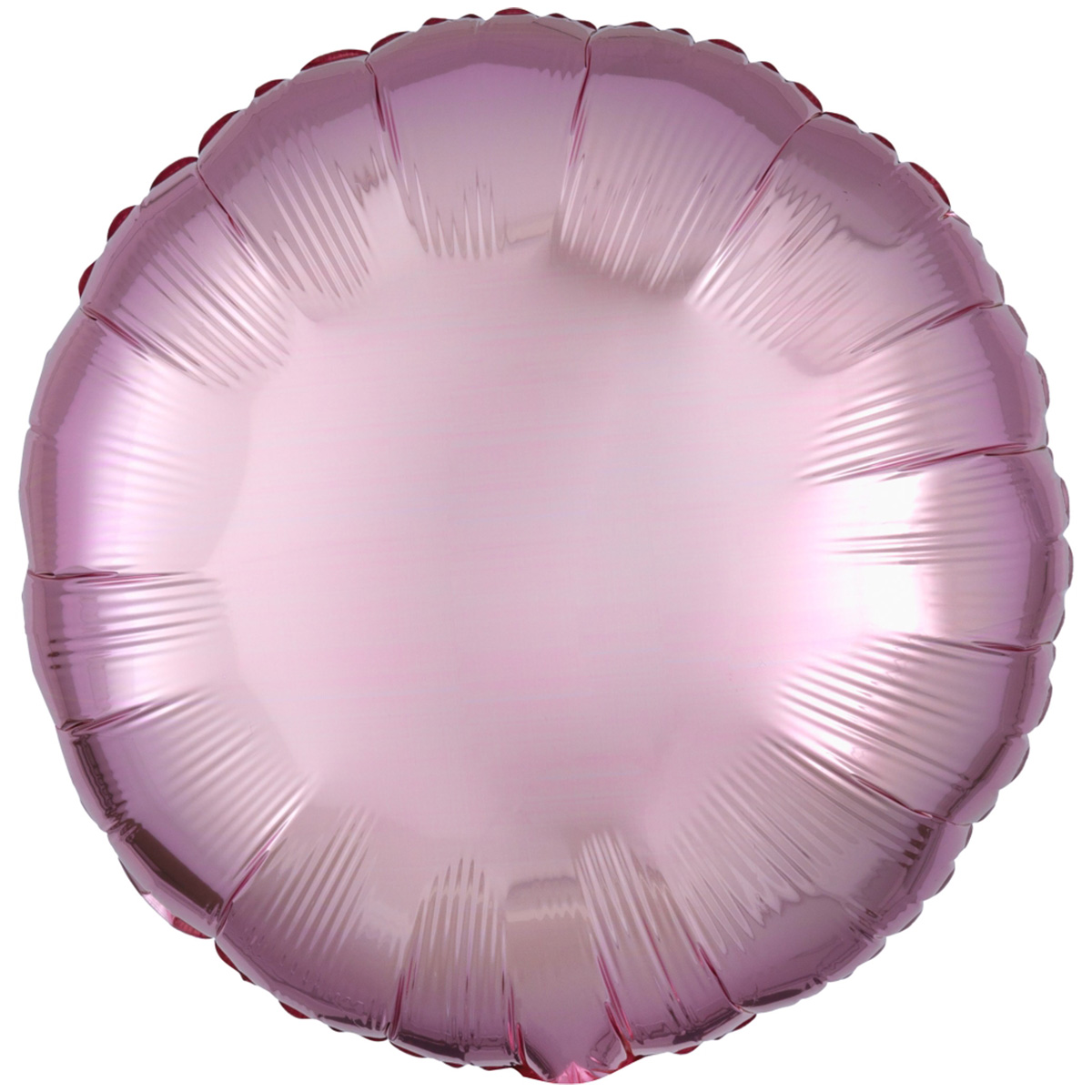 Läs mer om Folieballong, rund-Rosé