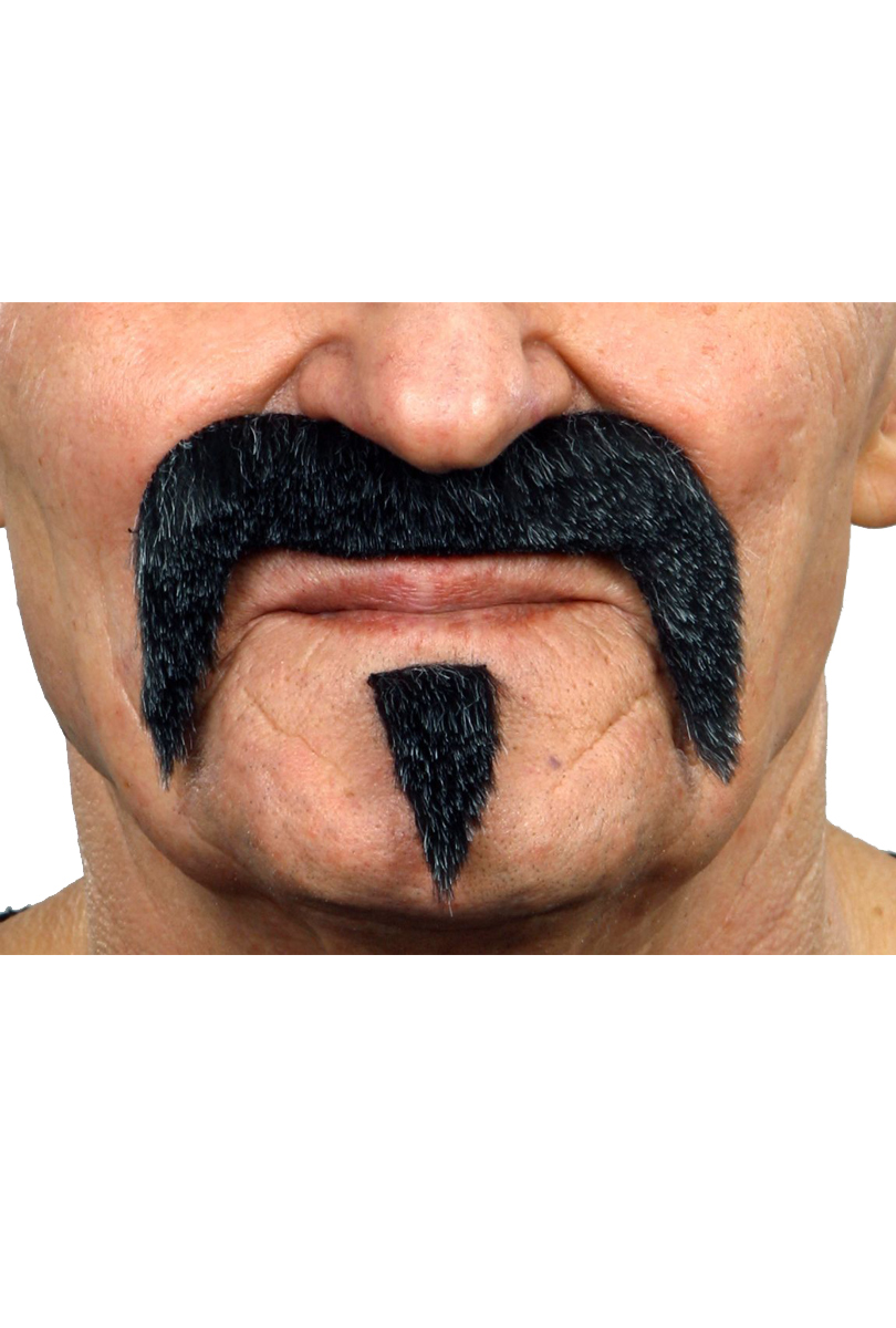 Mustaschset Hulk, svart