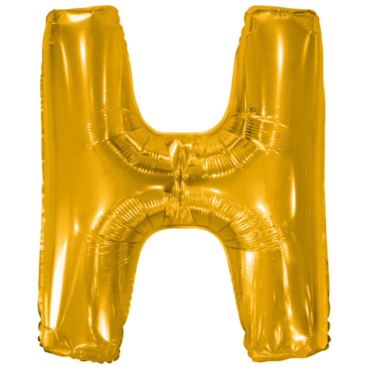 Folieballong bokstav guld H 86 cm