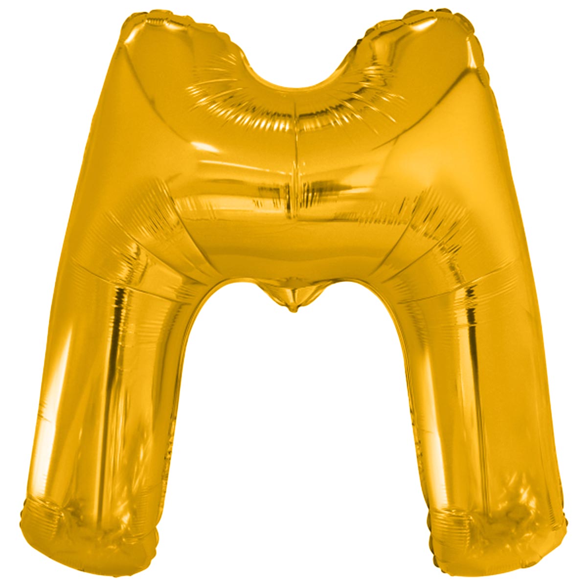 Folieballong bokstav guld M 86 cm